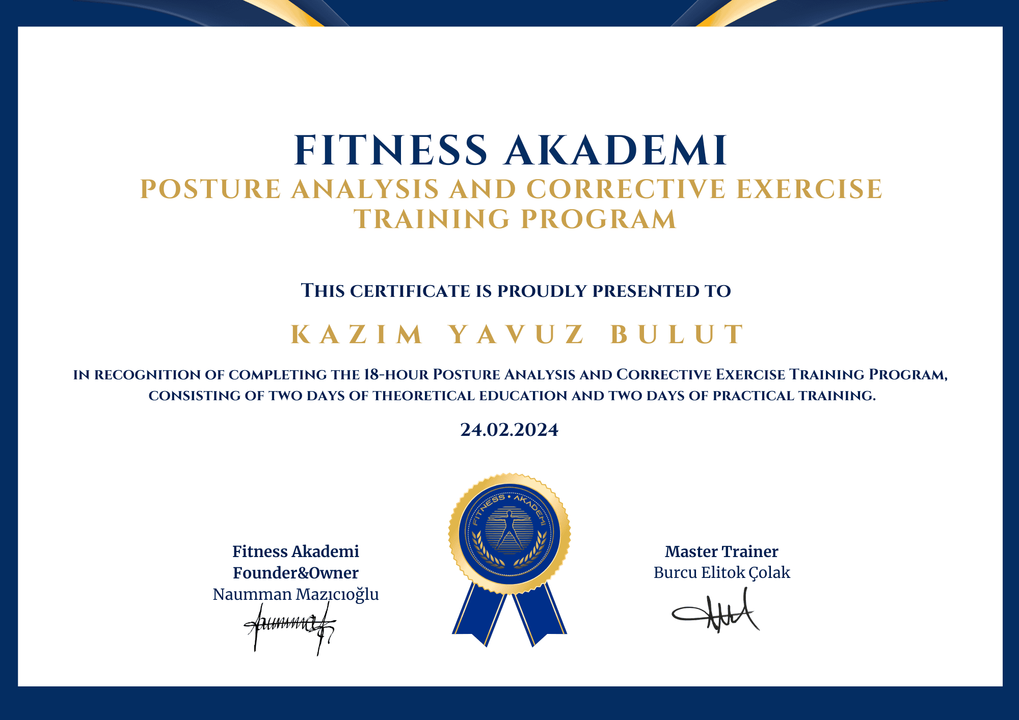 Postür Analizi ve Düzeltici Egzersiz Eğitim Programı